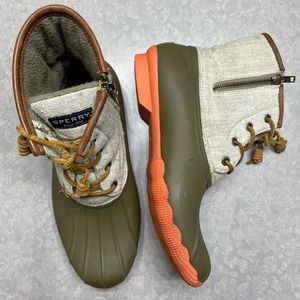 Sperry saltwater wool duck boots